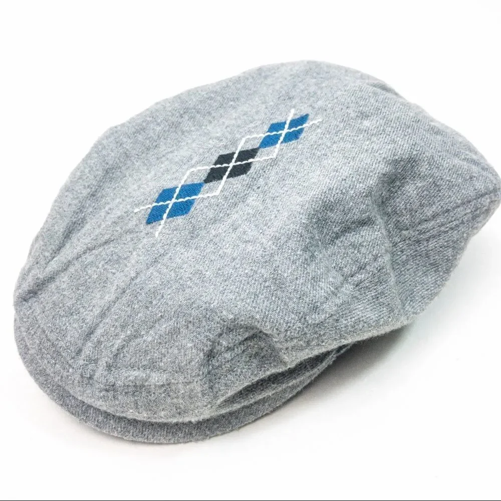 Preppy Baby Boy Bundle: Sneakers & Argyle Newsboy Hat